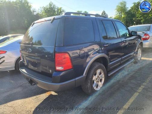 True Blue Clearcoat Metallic 2003 Ford Explorer Sport XLT