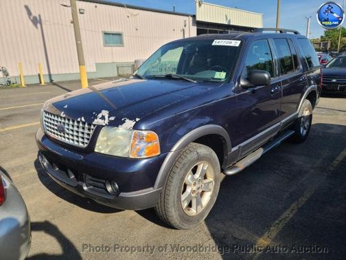 True Blue Clearcoat Metallic 2003 Ford Explorer Sport XLT