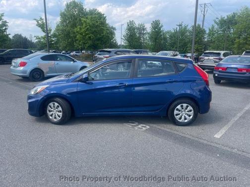 Pacific Blue Pearl 2017 Hyundai Accent SE