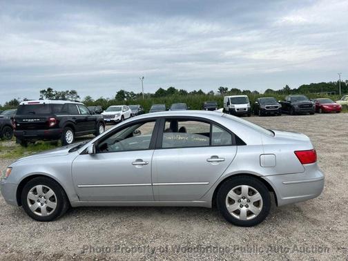 Silver 2009 Hyundai SONATA GLS