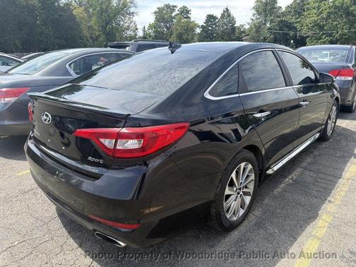 Black 2017 Hyundai SONATA Sport