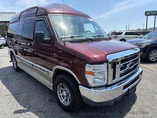 Red 2009 Ford E250 Base