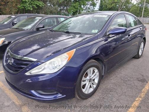 Blue 2012 Hyundai SONATA Limited