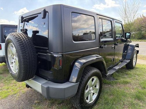 Black 2010 Jeep Wrangler Unlimited Sahara