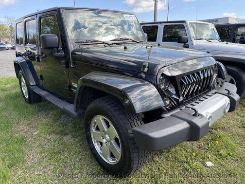 Black 2010 Jeep Wrangler Unlimited Sahara