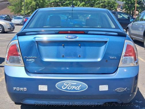 Blue 2009 Ford Fusion SEL