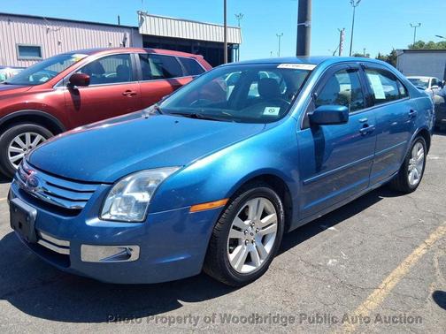 Blue 2009 Ford Fusion SEL