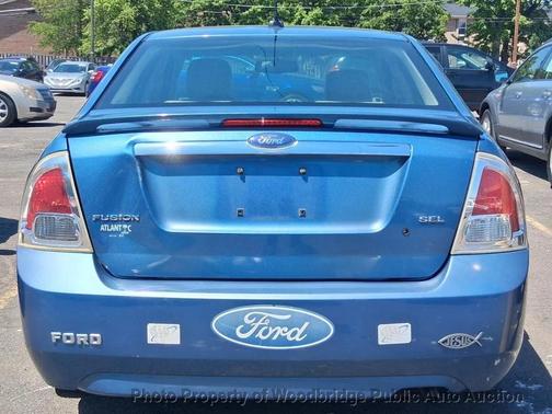 Blue 2009 Ford Fusion SEL