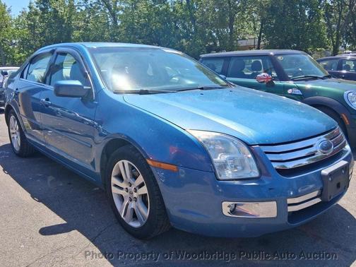 Blue 2009 Ford Fusion SEL