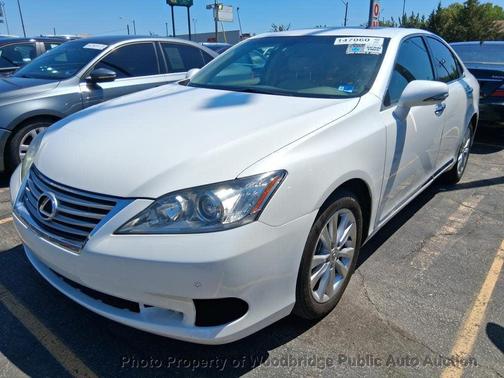 White 2011 Lexus ES 350 Base
