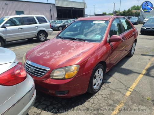 Spicy Red 2009 Kia Spectra EX
