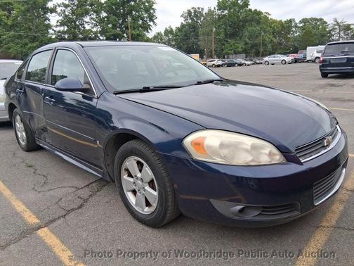 Blue 2010 Chevrolet Impala LT