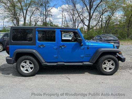 Hydro Blue Pearlcoat 2016 Jeep Wrangler Unlimited Sport