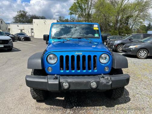 Hydro Blue Pearlcoat 2016 Jeep Wrangler Unlimited Sport