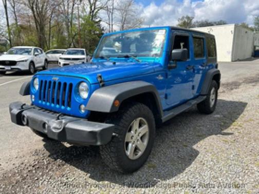 Hydro Blue Pearlcoat 2016 Jeep Wrangler Unlimited Sport