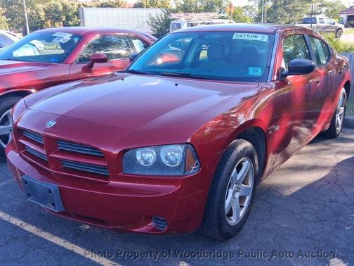 Red 2008 Dodge Charger SE