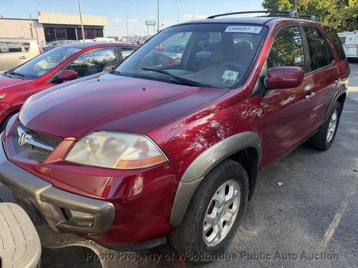Maroon 2002 Acura MDX Touring