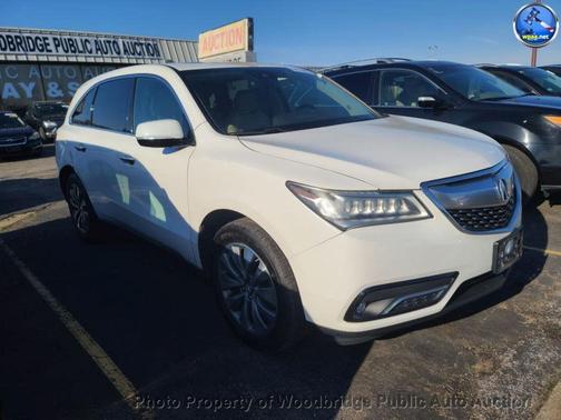 White Diamond Pearl 2016 Acura MDX 3.5L w/Technology Package