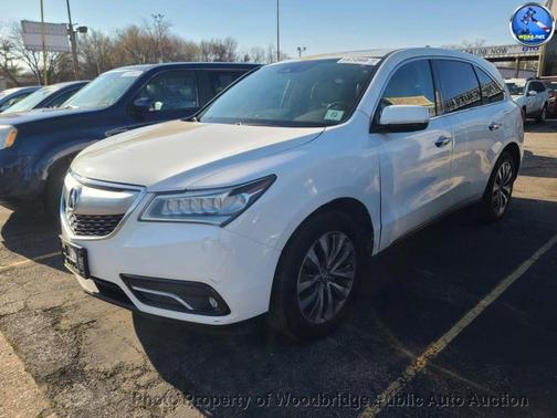 White Diamond Pearl 2016 Acura MDX 3.5L w/Technology Package