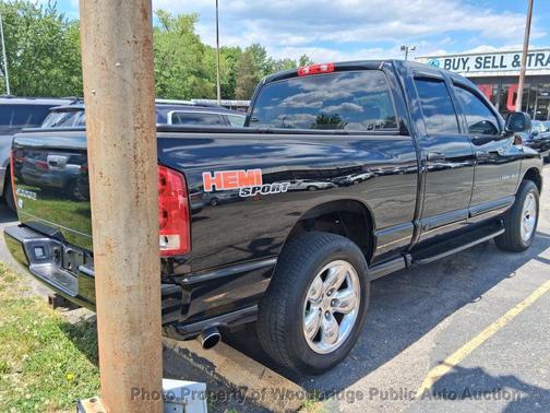 Black 2004 Dodge Ram 1500 SLT Quad Cab