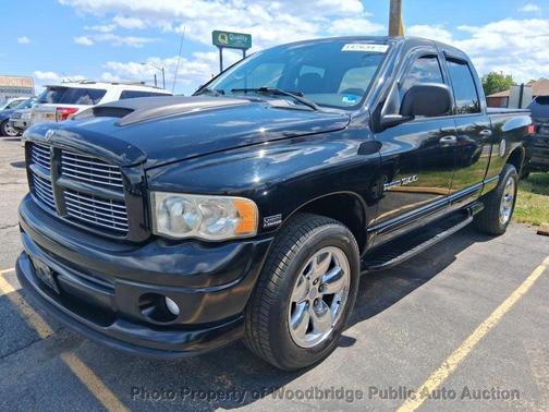 Black 2004 Dodge Ram 1500 SLT Quad Cab