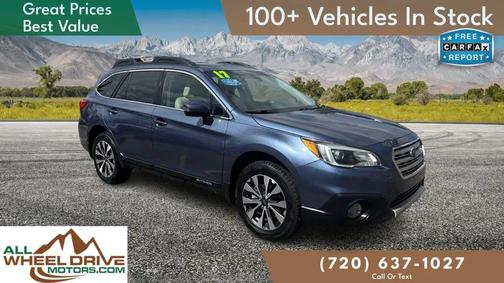 Blue 2017 Subaru Outback 2.5i Limited