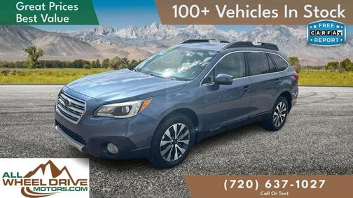 Blue 2017 Subaru Outback 2.5i Limited
