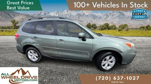 Jasmine Green Metallic 2014 Subaru Forester 2.5i Premium
