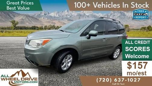 Jasmine Green Metallic 2014 Subaru Forester 2.5i Premium