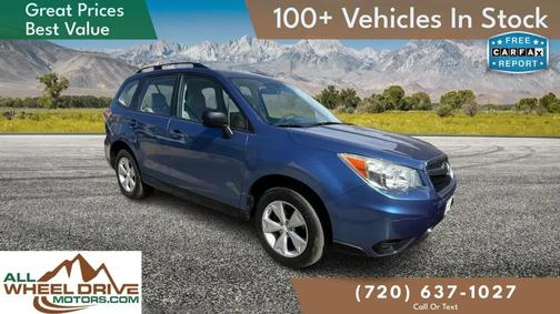 Quartz Blue Pearl 2015 Subaru Forester 2.5i