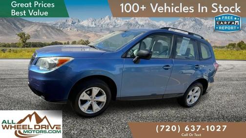 Quartz Blue Pearl 2015 Subaru Forester 2.5i
