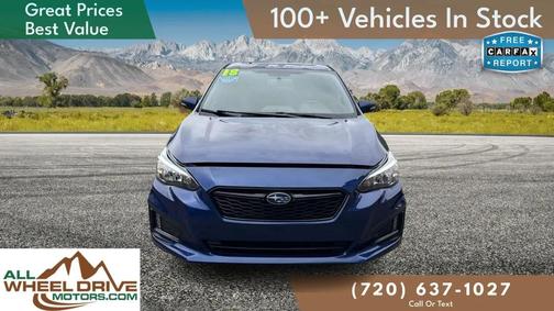 Blue 2018 Subaru Impreza 2.0i Sport