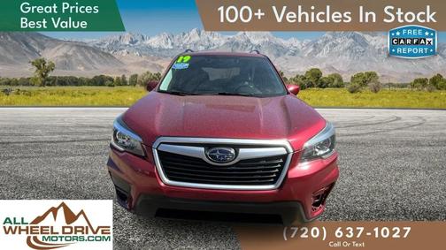 Crimson Red Pearl 2019 Subaru Forester Premium