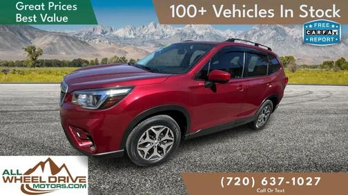 Crimson Red Pearl 2019 Subaru Forester Premium