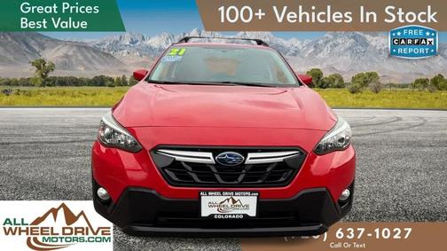 Pure Red 2021 Subaru Crosstrek Premium