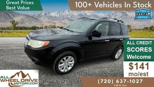 Obsidian Black Pearl 2012 Subaru Forester 2.5X