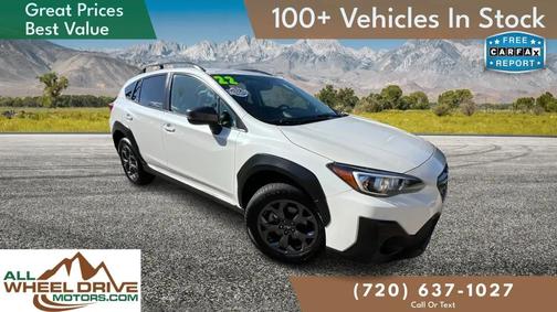 Crystal White Pearl 2022 Subaru Crosstrek Sport
