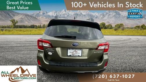 Wilderness Green Metallic 2016 Subaru Outback 2.5i Limited