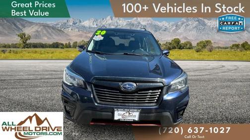 Crystal Black Silica 2020 Subaru Forester Sport