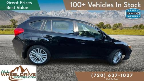 Obsidian Black Pearl 2012 Subaru Impreza 2.0i Premium