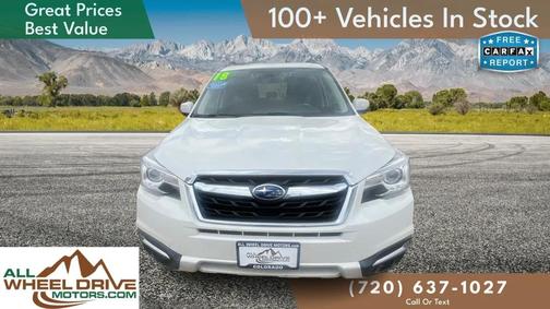 Crystal White Pearl 2018 Subaru Forester 2.5i Touring