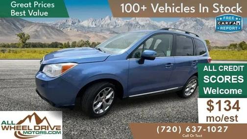 Quartz Blue Pearl 2015 Subaru Forester 2.5i Touring