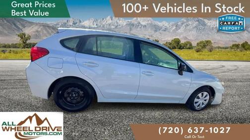 Crystal White Pearl 2016 Subaru Impreza 2.0i