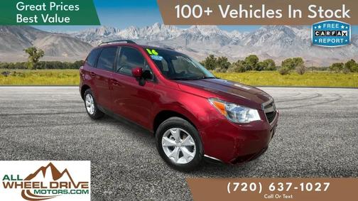 Venetian Red Pearl 2016 Subaru Forester 2.5i Premium
