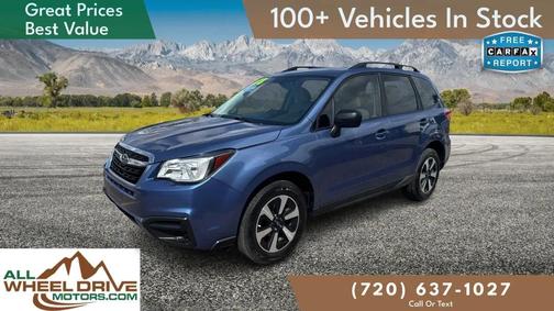 Quartz Blue Pearl 2018 Subaru Forester 2.5i