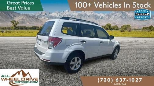 Satin White Pearl 2012 Subaru Forester 2.5X