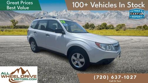 Satin White Pearl 2012 Subaru Forester 2.5X
