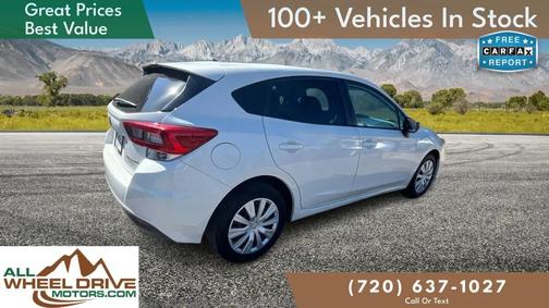 Crystal White Pearl 2020 Subaru Impreza 5-Door