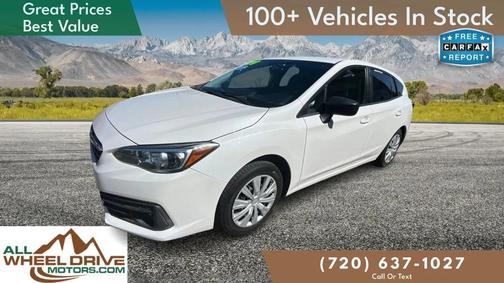 Crystal White Pearl 2020 Subaru Impreza 5-Door