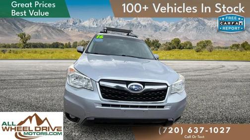 Ice Silver Metallic 2016 Subaru Forester 2.5i Limited